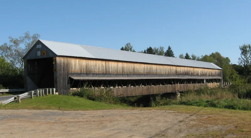 Patrick Owens Covered Bridge in Rusagonis, New Brunswick