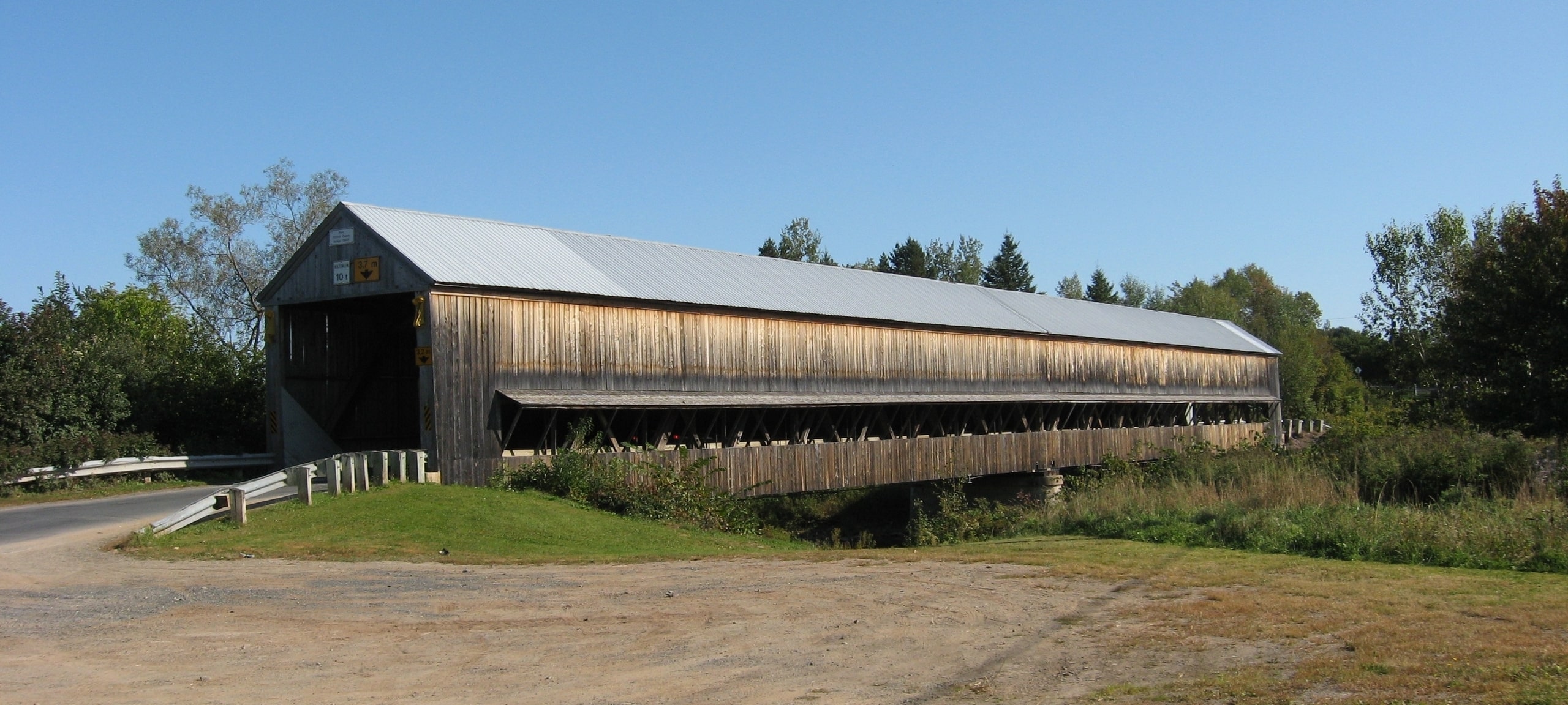 Patrick Owens Covered Bridge in Rusagonis, New Brunswick